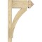 Ekena Millwork Thorton Arts & Crafts Rough Sawn Outlooker, Douglas Fir, 6"W x 14"D x 22"H OUT06X14X22THR03RDF - alternate 3